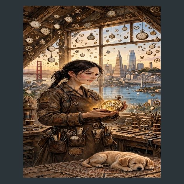 San-Francisco-Keeper-of-Second-Chances-Dog-Metal-Print