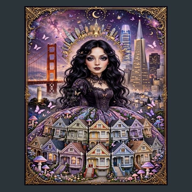 San-Franscisco-Painted-Metal-Print
