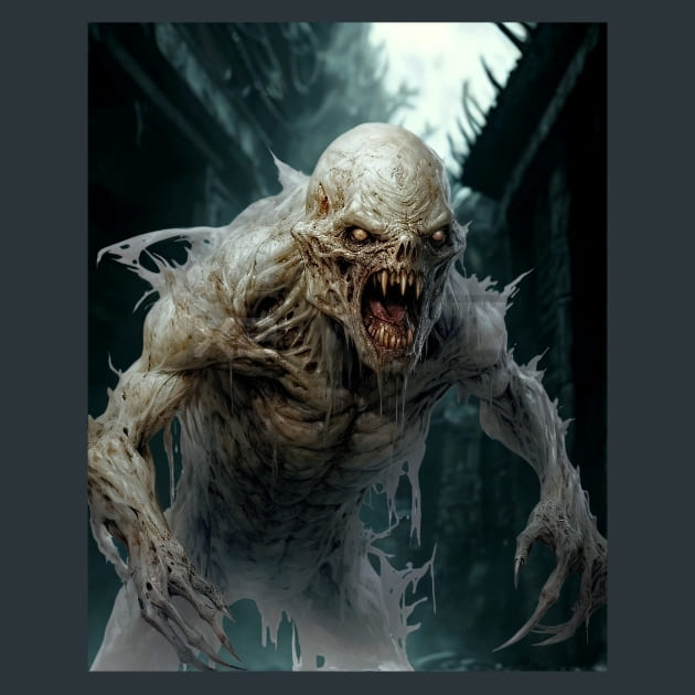 Scary Monsters 13 Metal Wall Art and Desktop Mouse Pad by X2Metal