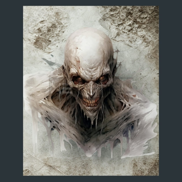 Scary Monsters 16 Metal Wall Art and Desktop Mouse Pad by X2Metal