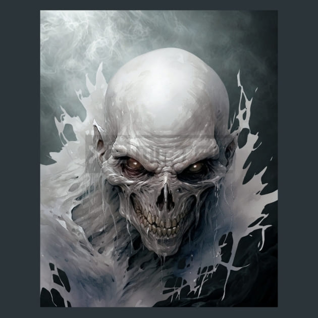 Scary Monsters 17 Metal Wall Art and Desktop Mouse Pad by X2Metal