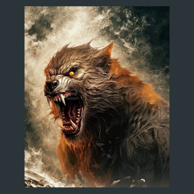 Scary Monsters 3 Metal Wall Art and Desktop Mouse Pad by X2Metal