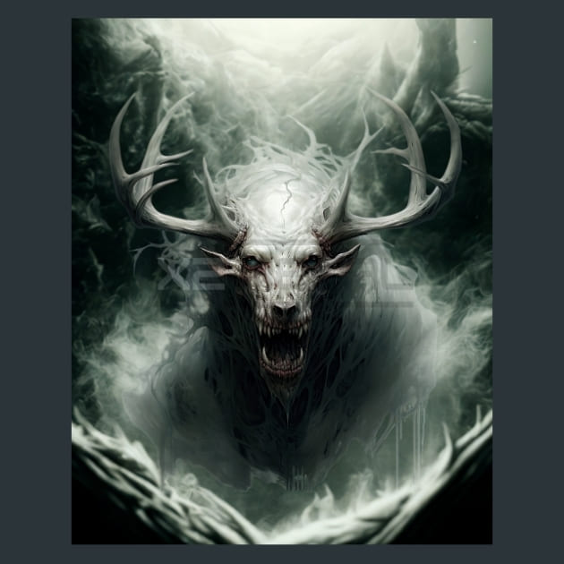 Scary Monsters 4 Metal Wall Art and Desktop Mouse Pad by X2Metal