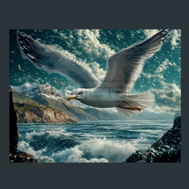 Seagull-Shore-10-Metal-Prints