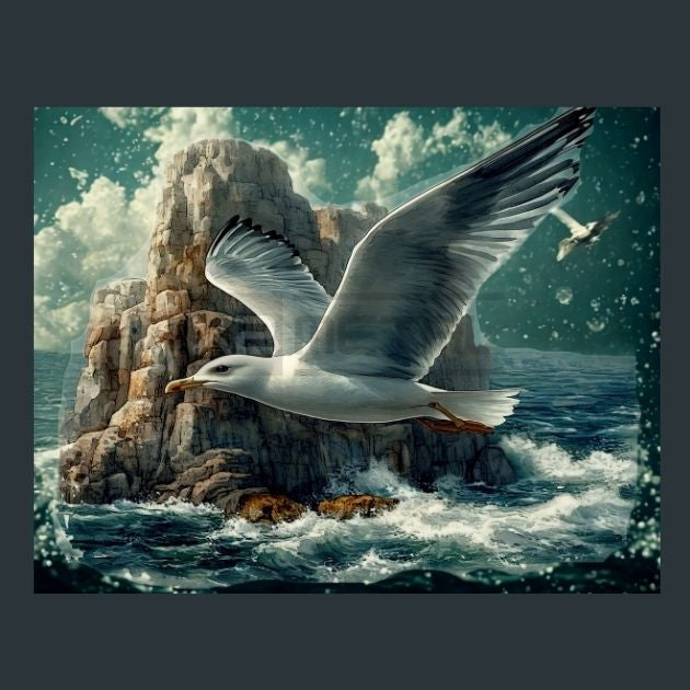 Seagull-Shore-17-Metal-Prints