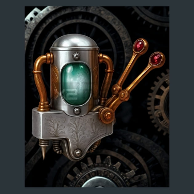Seed_Planter-Steampunk_metal_prints_posters_mouse_pads