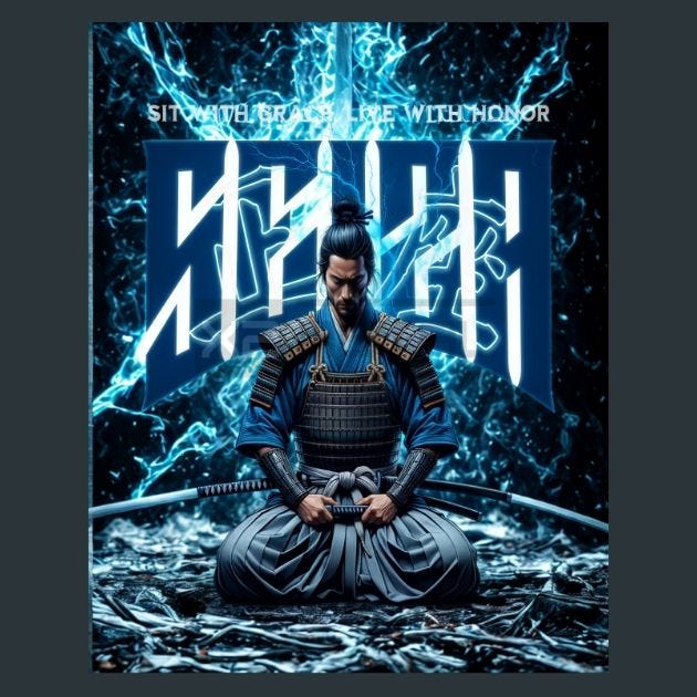 Seiza-Honor-Japan-Samurai-Metal-Print