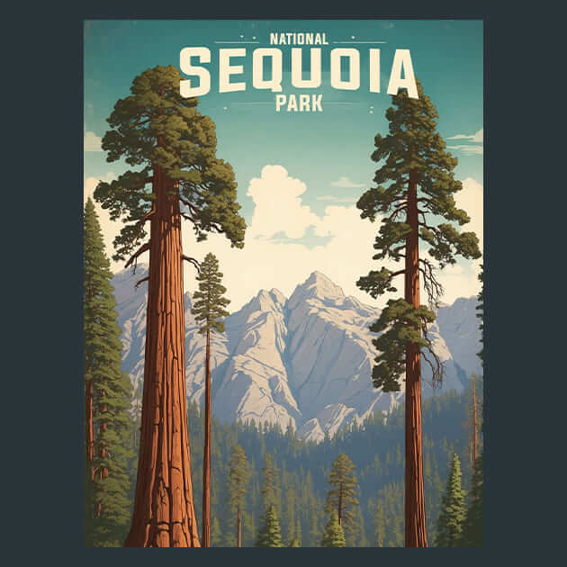 Sequoia – Metal Print &amp; Mouse Pad | ChromaLuxe | Made in Iowa USA