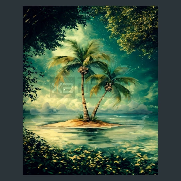Shell and Shore 10 Metal Wall Art and Desktop Mouse Pad by X2Metal