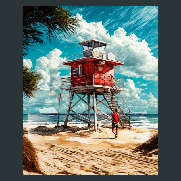 Shell and Shore 6 Metal Wall Art and Desktop Mouse Pad by X2Metal