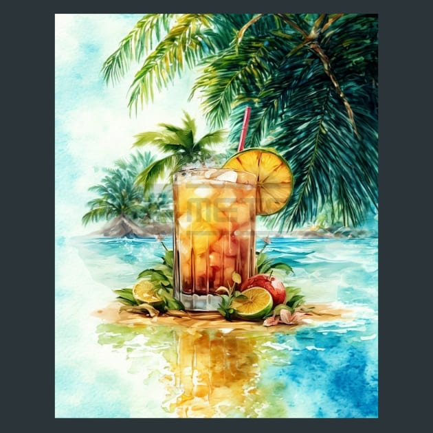 Shell and Shore 7 Metal Wall Art and Desktop Mouse Pad by X2Metal