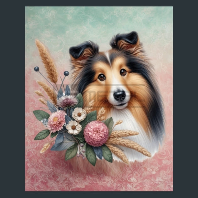 Shetland 1 Metal Wall Art and Desktop Mouse Pad by X2Metal