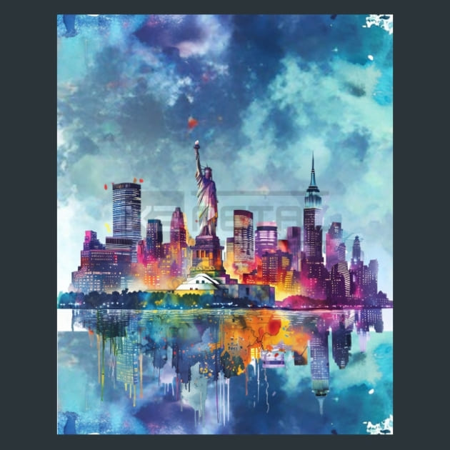 Sky Above the Republic Metal Wall Art and Desktop Mouse Pad by X2Metal