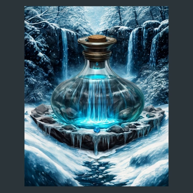 Snowglobe Winter 15 Metal Wall Art and Desktop Mouse Pad by X2Metal