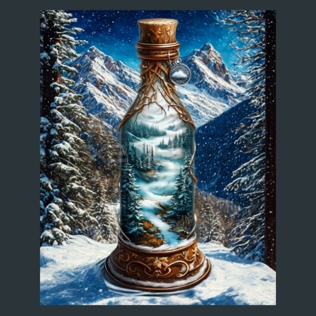 Snowglobe-Winter-2-metal-prints-posters-mouse-pads