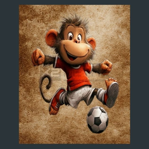 Soccer Player 69 Metal Wall Art and Desktop Mouse Pad by X2Metal