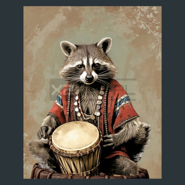 Soul in the Shadows Squirrell Metal Wall Art and Desktop Mouse Pad by X2Metal