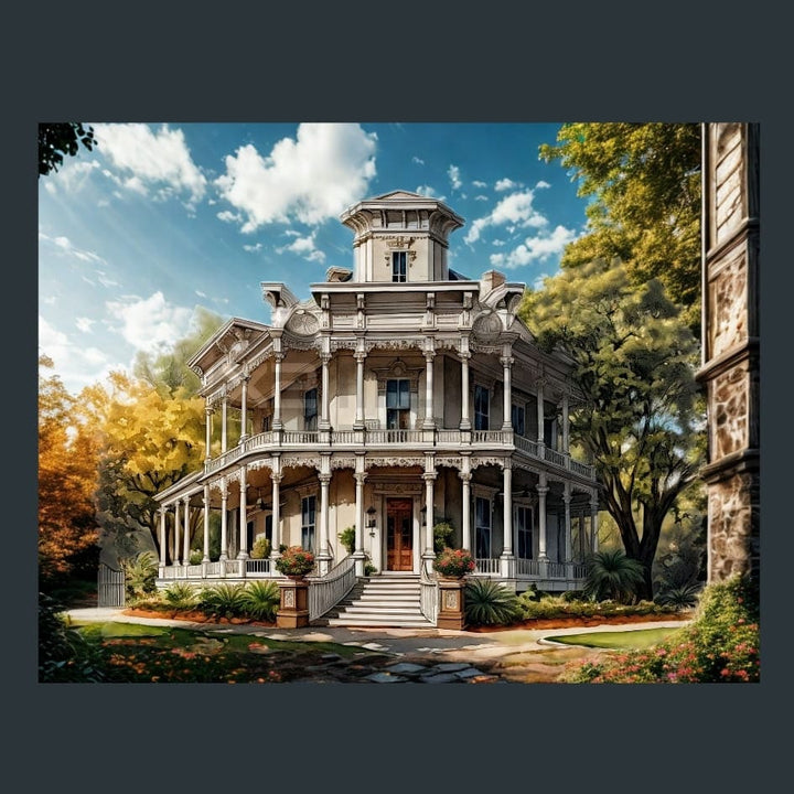 Southern-Architectural-Charm-2-metal-prints-posters-mouse-pads