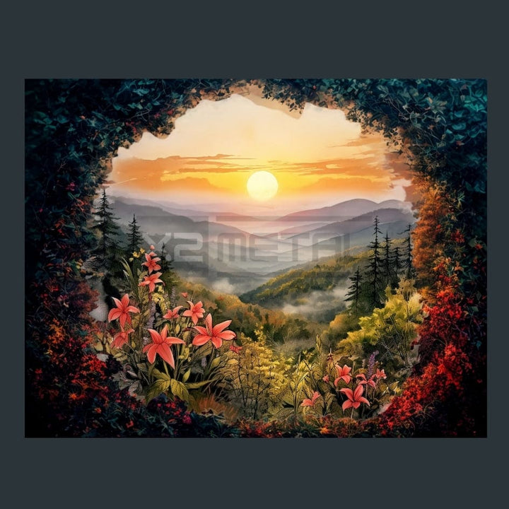 Southern Charm 29 Metal Wall Art and Desktop Mouse Pad by X2Metal