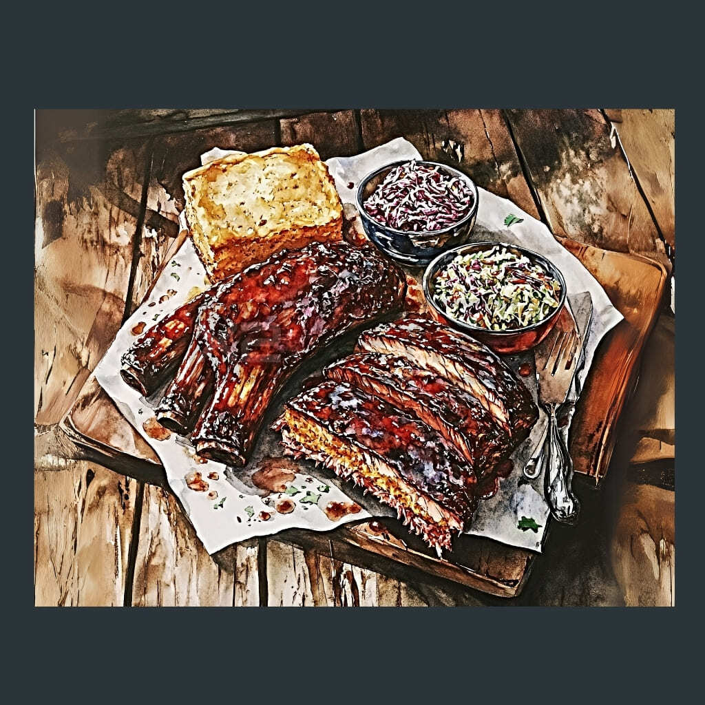 Southern Barbecue Louisiana Metal Wall Art and Desktop Mouse Pad by X2Metal