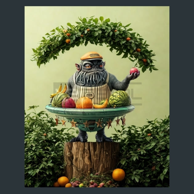 Space_Fruit_Vendor_Alien_metal_prints_posters_mouse_pads