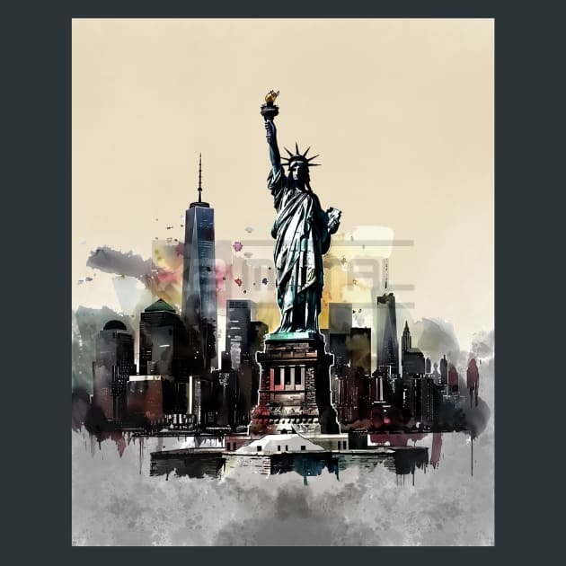 Spirit of the Republic Metal Wall Art and Desktop Mouse Pad by X2Metal