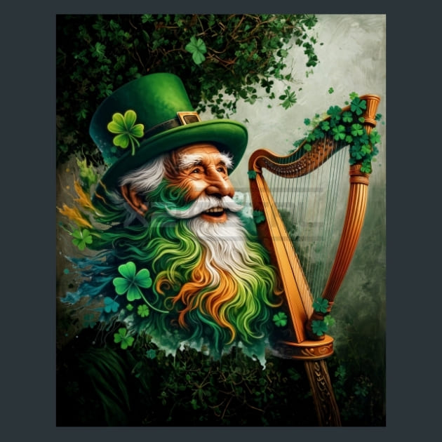 St-Patrick Leprechauns 3 Metal Wall Art and Desktop Mouse Pad by X2Metal