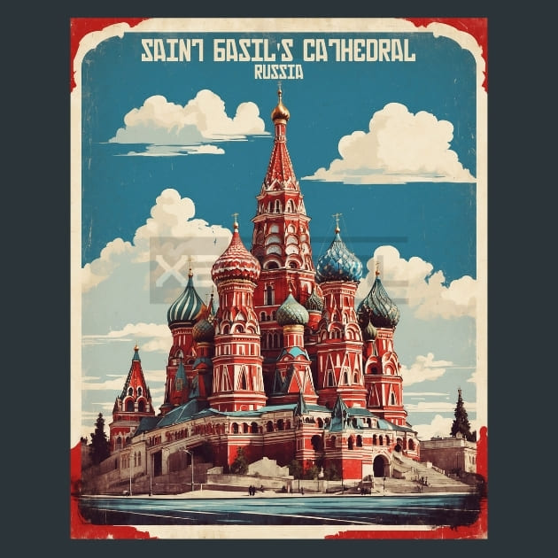 St Basils Cathedral Russia Metal Prints Posters and Mouse Pads