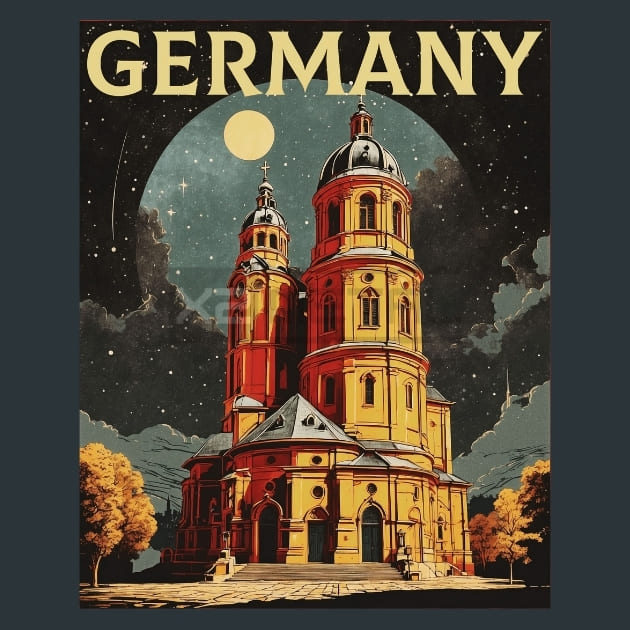 St Michaels Church 2 Germany Metal Wall Art and Desktop Mouse Pad by X2Metal