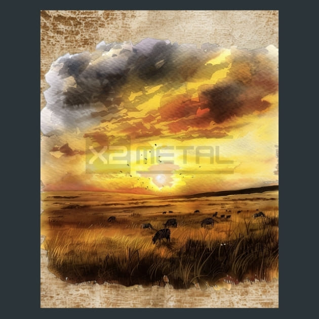 Standing for All Metal Wall Art and Desktop Mouse Pad by X2Metal