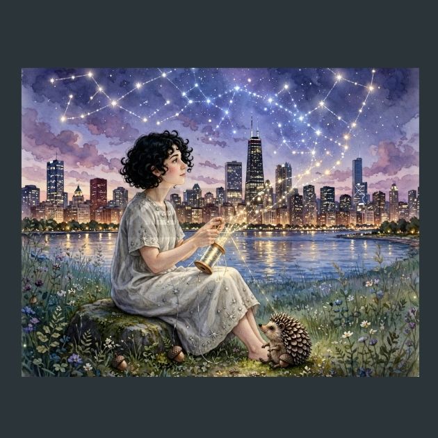 Star-Thread-Chicago-Metal-Print