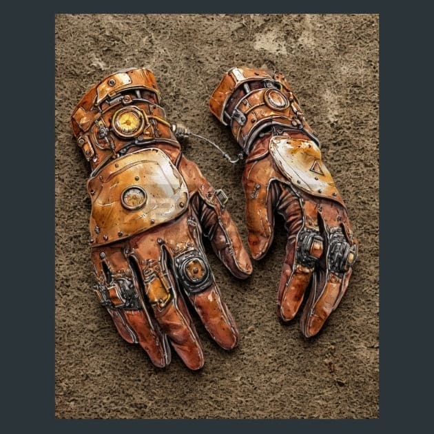 Steampunk Fantasy 21 Metal Wall Art and Desktop Mouse Pad by X2Metal