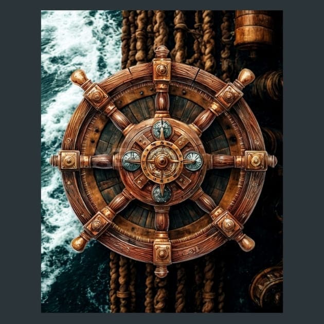Steampunk Fantasy Nature Metal Prints, Posters and Mouse Pads