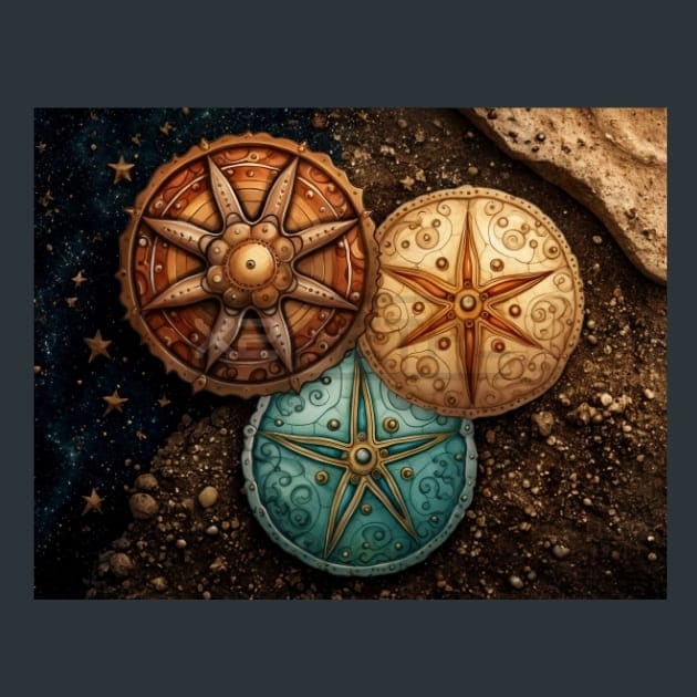 Steampunk Sea World 31 Metal Wall Art and Desktop Mouse Pad by X2Metal
