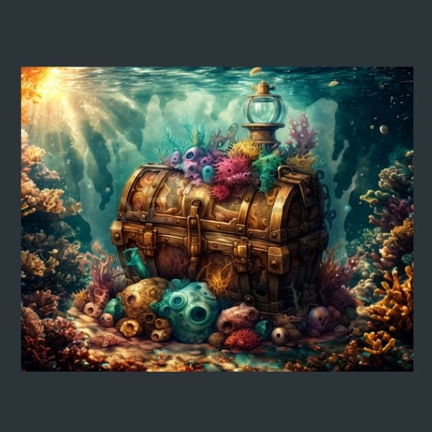 Steampunk Sea World Metal Prints, Posters and Mouse Pads