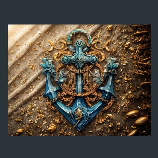 Steampunk Sea World 44 Metal Wall Art and Desktop Mouse Pad by X2Metal