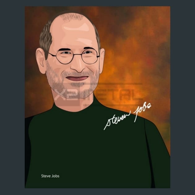 Steve-Jobs-Kinf-of-England-metal-prints-posters-mouse-pads
