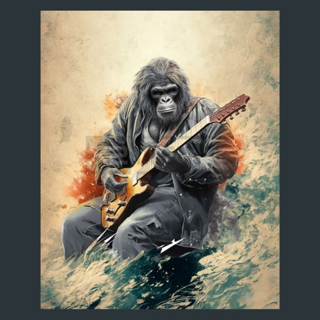 Strength &amp; Solitude Gorilla Metal Wall Art and Desktop Mouse Pad by X2Metal