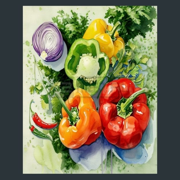 Sweet-Hot-Peppers-1-Metal-Prints