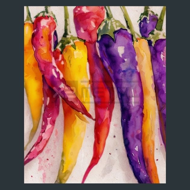 Sweet-Hot-Peppers-3-Metal-Prints