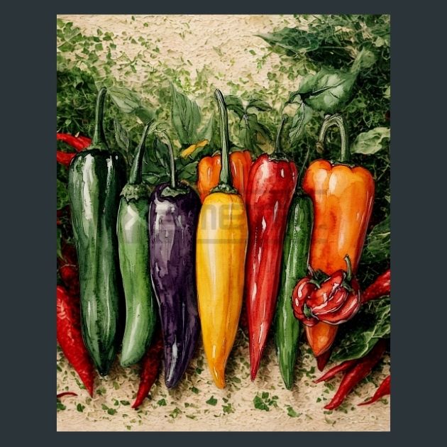 Sweet-Hot-Peppers-7-Metal-Prints