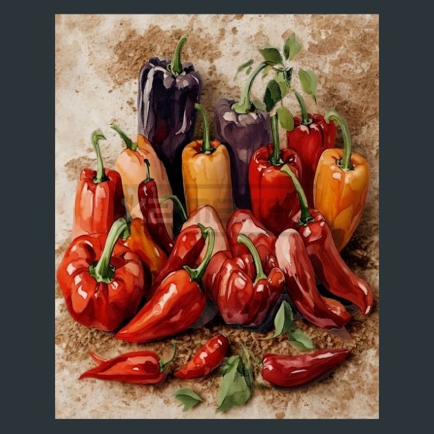 Sweet-Hot-Peppers-8-Metal-Prints