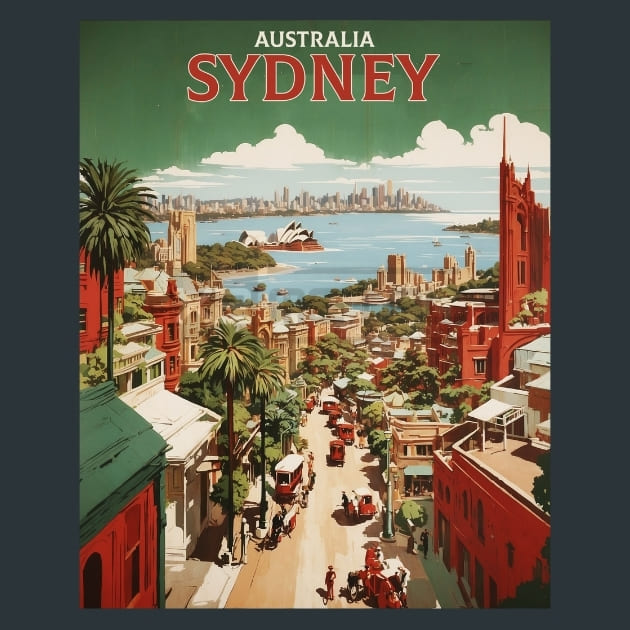 Sydney Australia Metal Prints Posters And – Metal Print &amp; Mouse Pad | ChromaLuxe | Made in Iowa USA