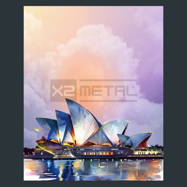 Symbol Without Sound Metal Wall Art and Desktop Mouse Pad by X2Metal