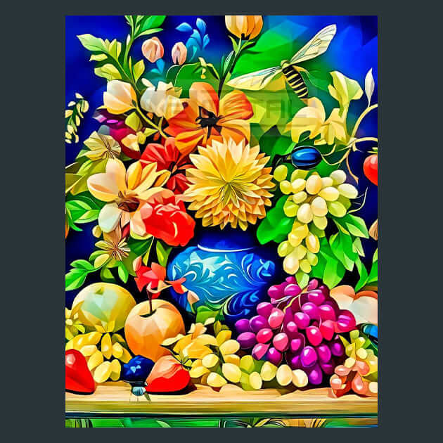 Symbolic Still Life Metal Wall Art and Desktop Mouse Pad by X2Metal