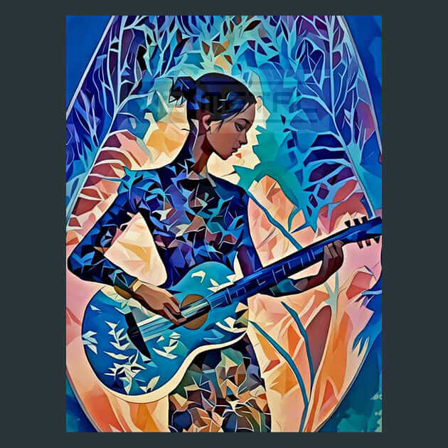 Synthetic Serenade – Metal Print &amp; Mouse Pad | ChromaLuxe | Made in Iowa USA