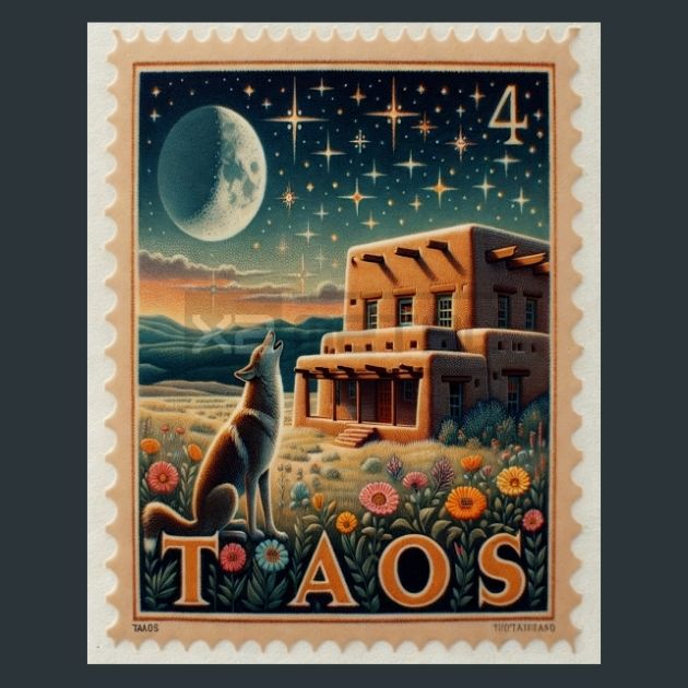 Taos-Stamp-2-Metal-Prints