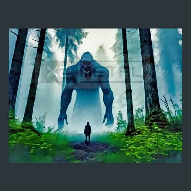 Tenebrous Beast Metal Wall Art and Desktop Mouse Pad by X2Metal