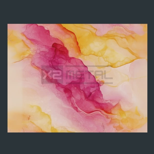 Textured Expressions 5 Metal Wall Art and Desktop Mouse Pad by X2Metal