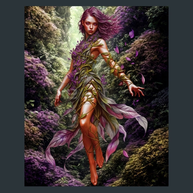 The Heather Guardian Metal Wall Art and Desktop Mouse Pad by X2Metal